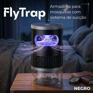 FlyTrap: Armadilha para mosquitos com sistema de sucção