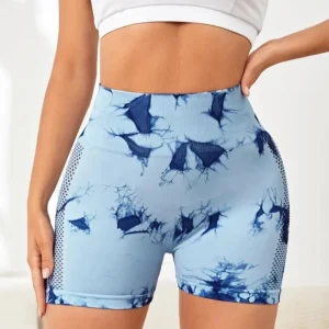 Shorts Academia Feminino Tie Dye